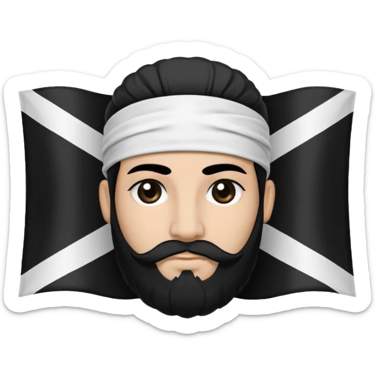 The flag of the island in the south of France , Corsica  sticker