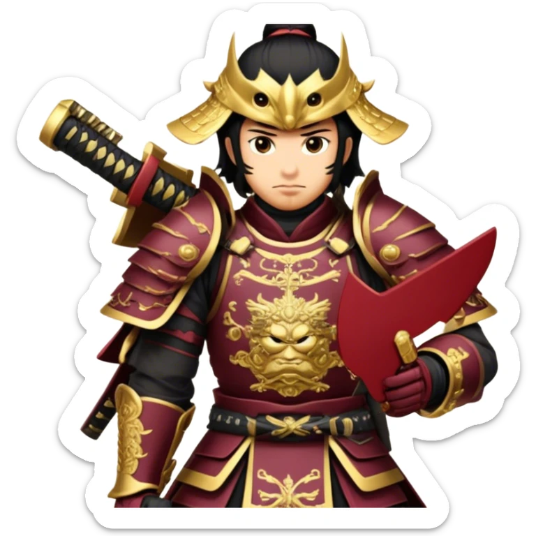 Samurai Leader sticker