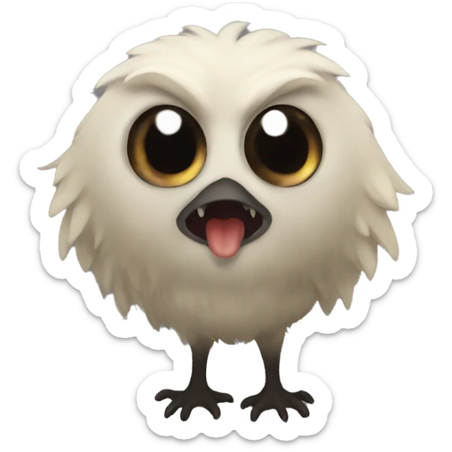cursed animal sticker