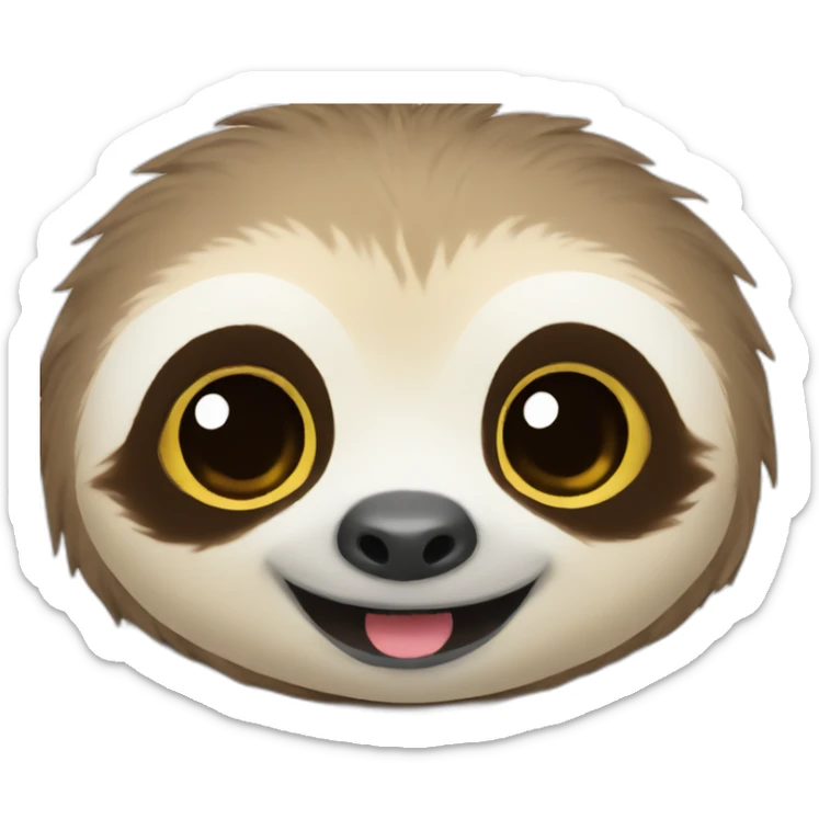 Baby sloth sticker