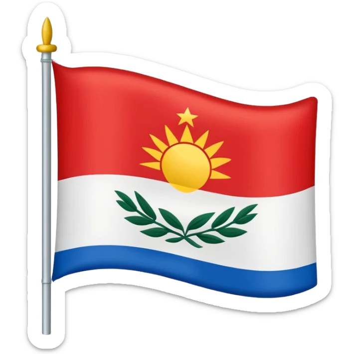 Make an emoji of the flag of the city of Tacna sticker