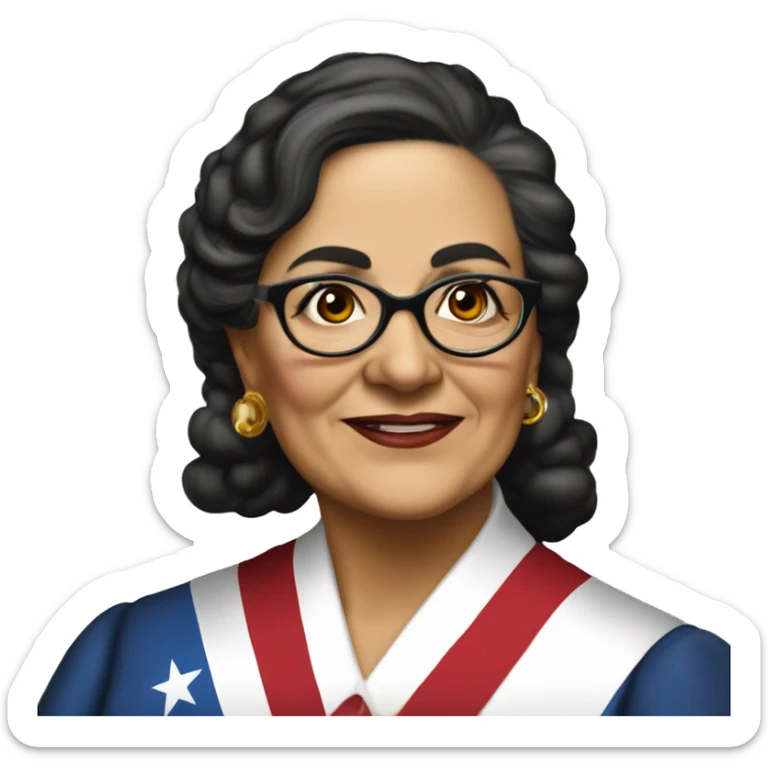 Julia Constancia de Burgos García was a Puerto Rican poet. As an advocate of Puerto Rican independence, she served as Secretary General of the Daughters of Freedom, the women's branch of the Puerto Rican Nationalist Party. burgundy sticker
