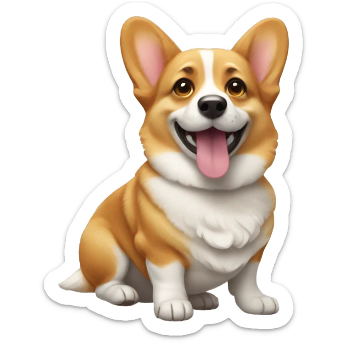Corgi sticker