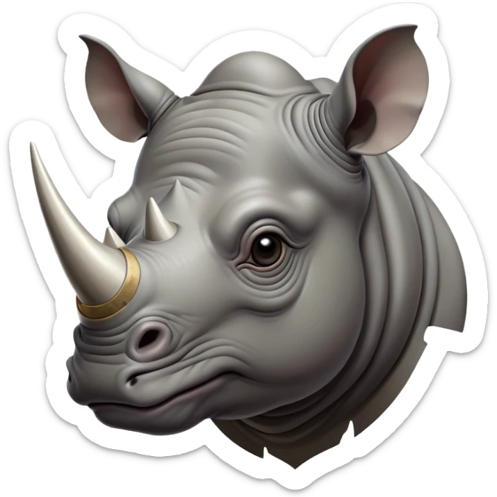 cinematic-noble-rhinoceros-portrait-emoji,-poised-and-regal,-with-a-massive,-powerful-build-and-a-thick,-deep-set-soulful-piercing-eyes,-simplified-yet-sharp-and-sophisticated-features,-highly-detailed, large eyes sticker
