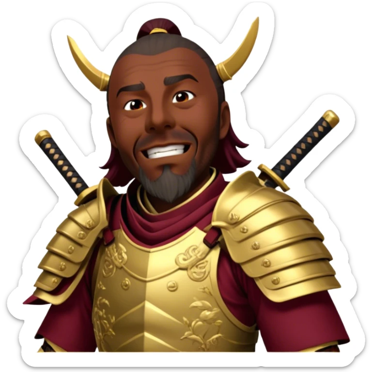 Samurai Leader sticker