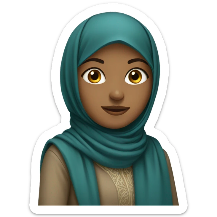 Islamic girl  sticker