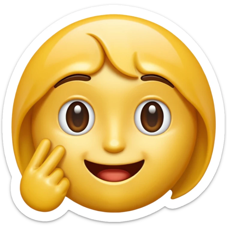 3D render of the 😳 emoji, WhatsApp style, glossy and vibrant, realistic lighting, soft gradient background, high-quality and expressive.

 sticker