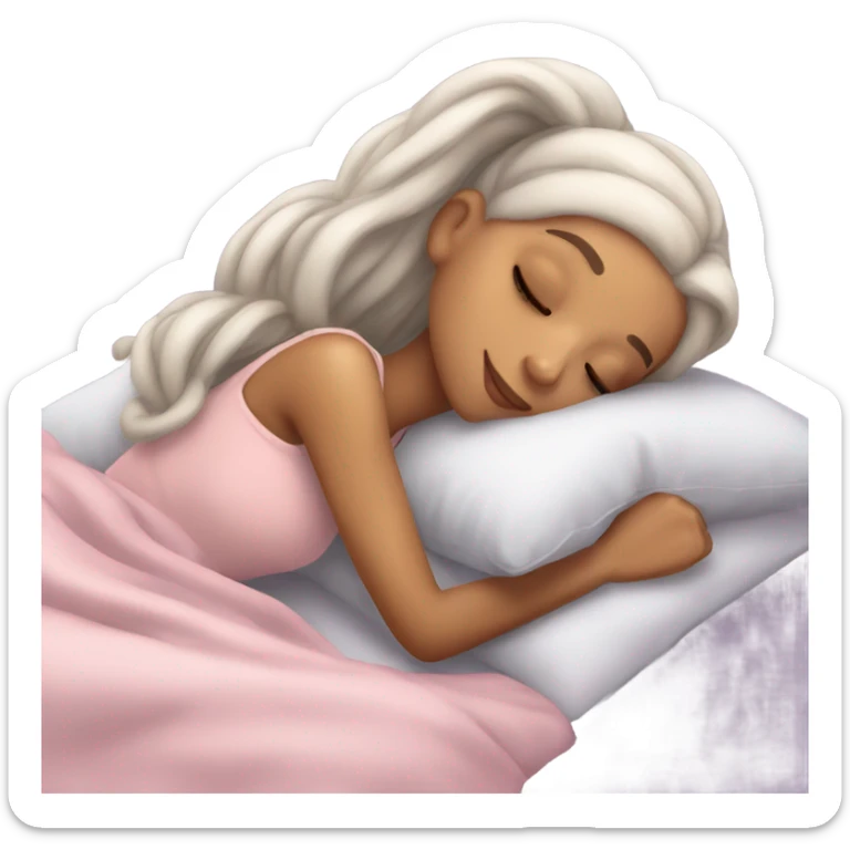Ariana Grande sleeping sticker