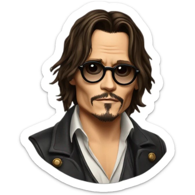 Johnny Depp sticker