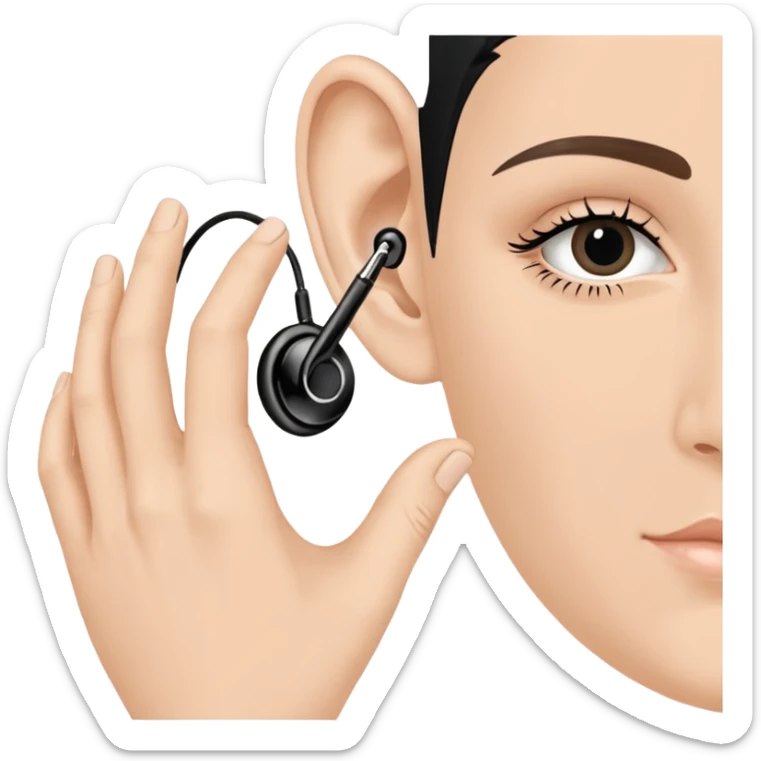 Fais-moi demain coller les unes à côté des autres. La première main gauche le pouce, l’index, majeur sont levé alors que l’annulaire et auriculaire sont repliés. Reproduit la même chose pour la main droite. sticker