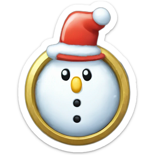 Snowman Badge Medal Epic Mystery Legendary NewYear PokemonTheme Pokeball Snowfall Snowballs sticker