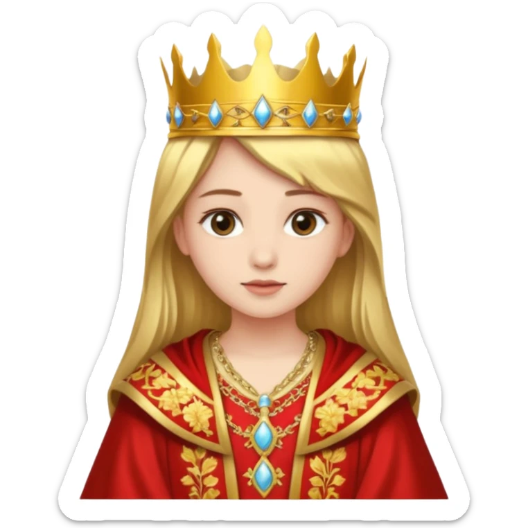 girl king sticker