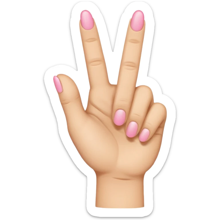 👉 make a emoji with that’s but have the middle finger an pinky also poke out but hide the thumb sticker
