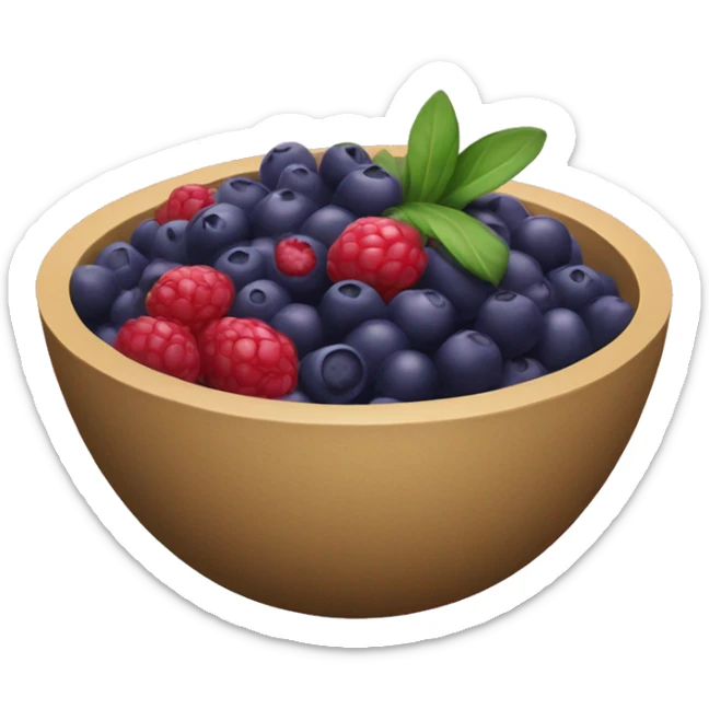 Açai bowl sticker