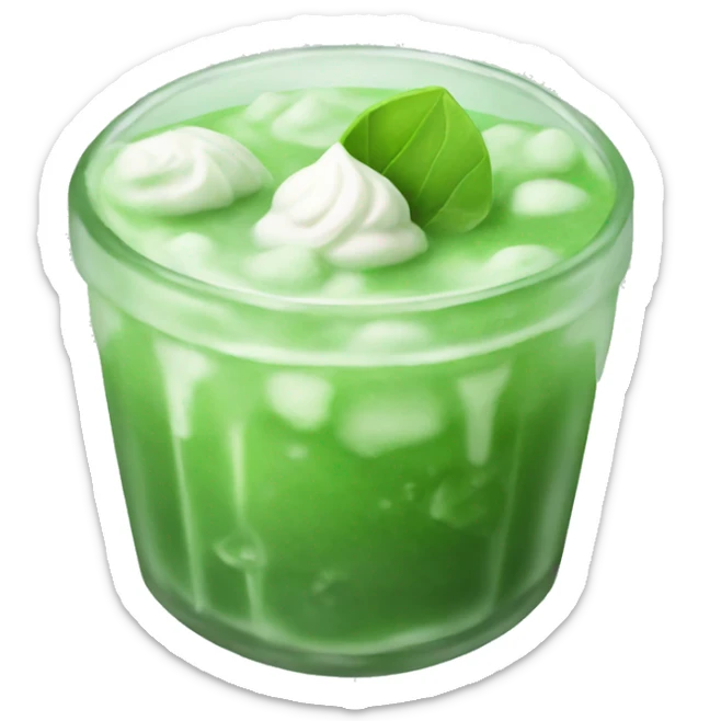 iced matcha sticker
