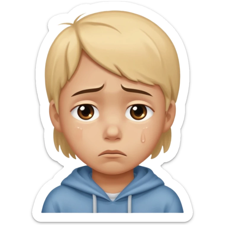 child with Shame - painful feeling from consciousness of guilt or dishonor sticker