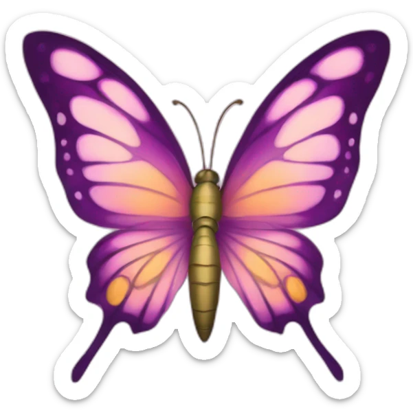 Mariposa sticker