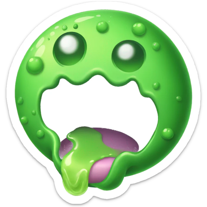 Slime sticker