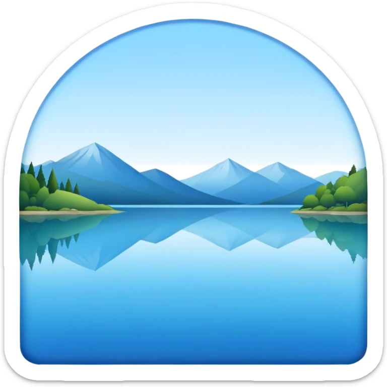 Lake sticker