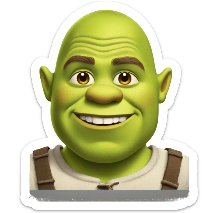 Shrek sticker
