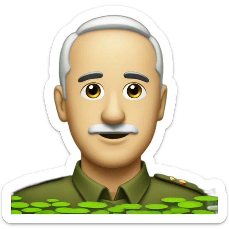 Lgtbi francisco franco in a unocorn in a swamp sticker