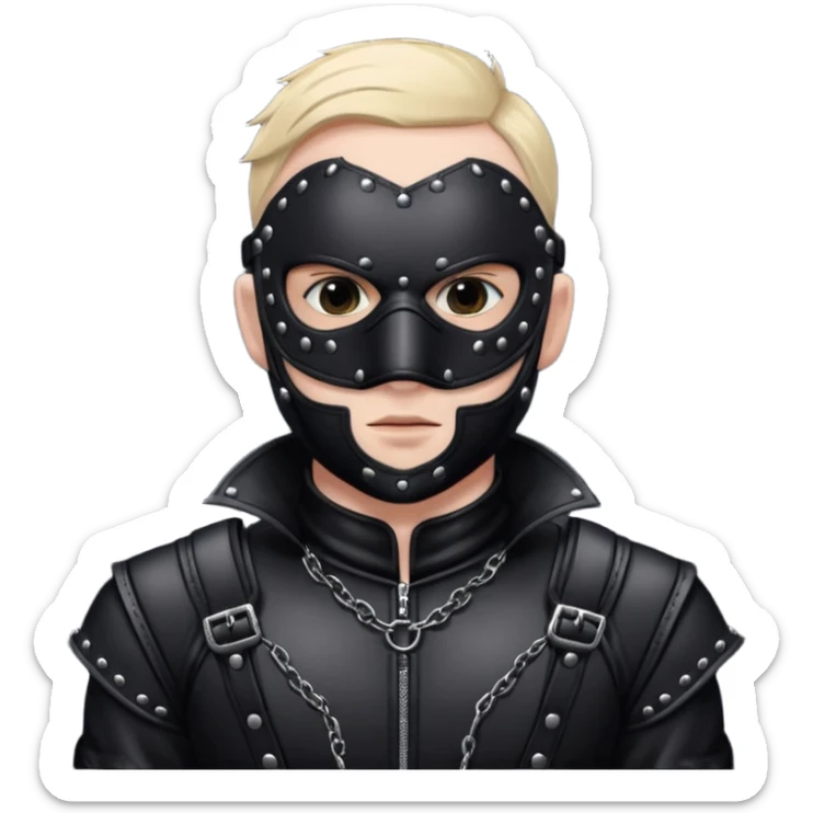 Male BDSM clothing, only the clothing is retained, excluding the head and body. sticker