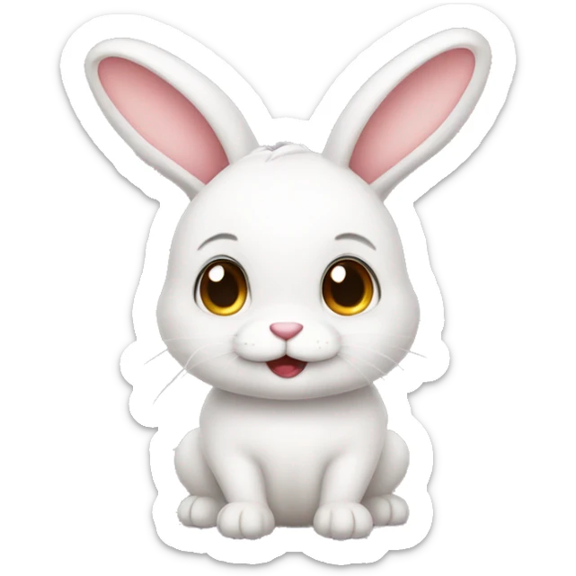 cute bunny sticker