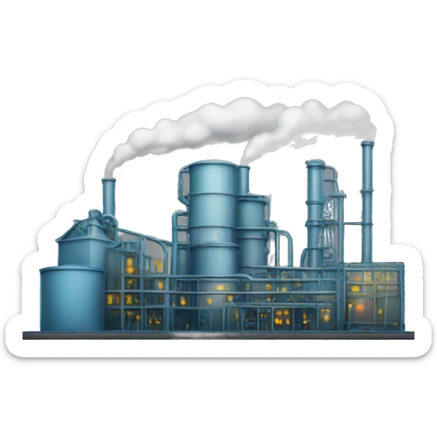 chemical factory sticker