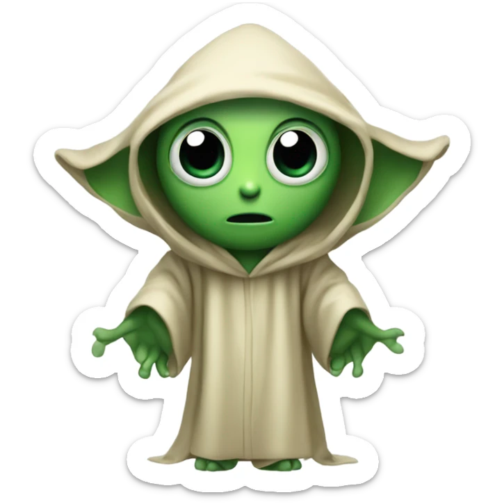 Baby yoda sticker