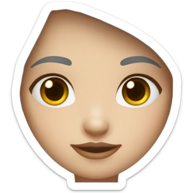 red-ridding-hood-white-girl-with-long-black-strait-hair-with-white-break sticker