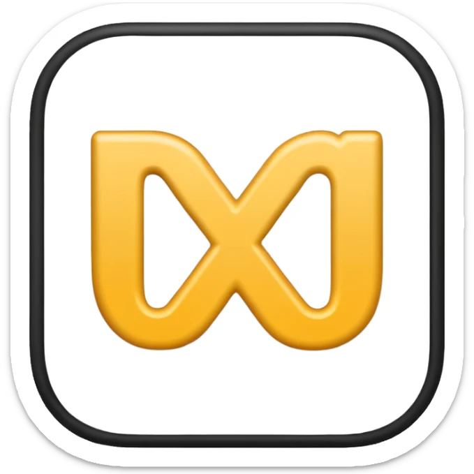 i want a small elegant emoji made of letters that says: “VrS” sticker