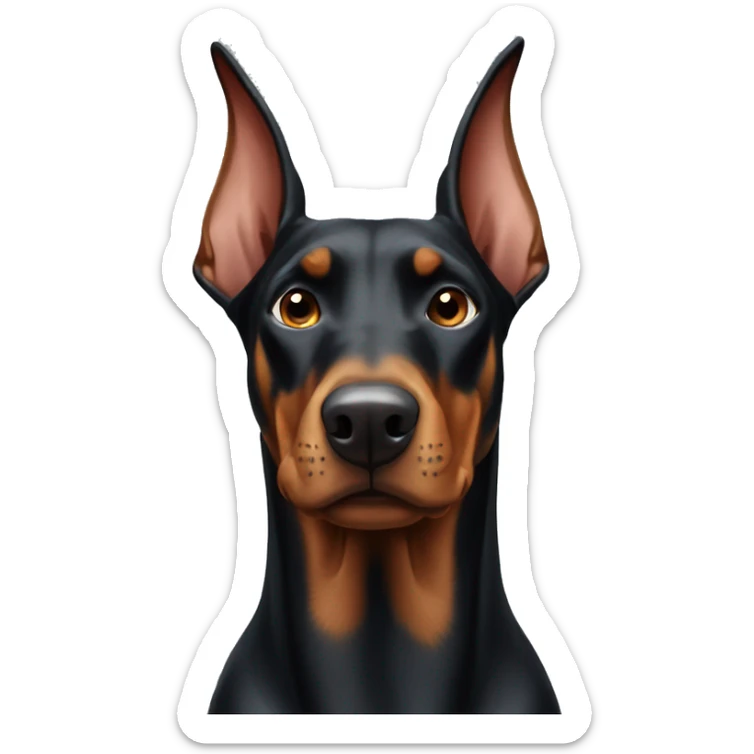 Doberman sticker
