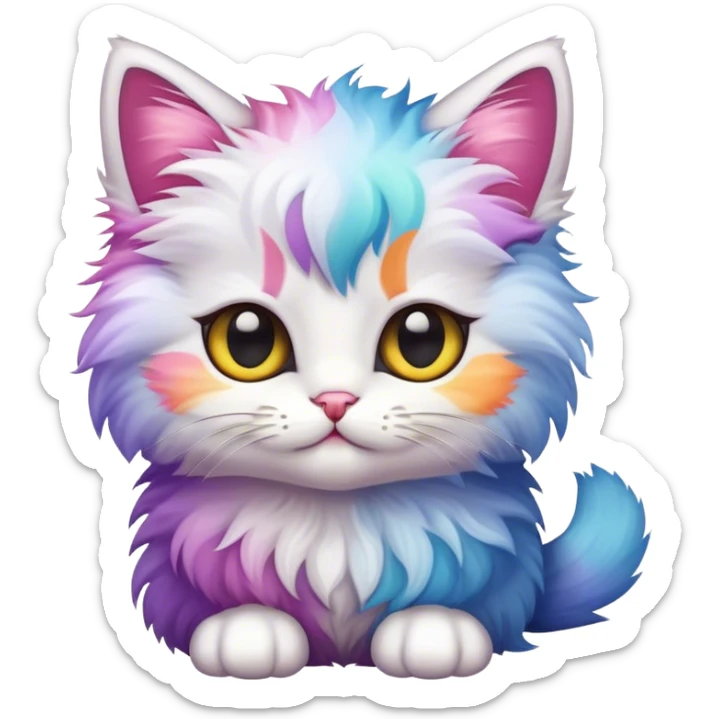 kitten sticker