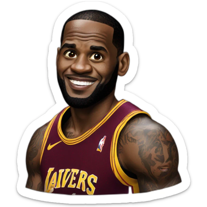 Lebron sticker
