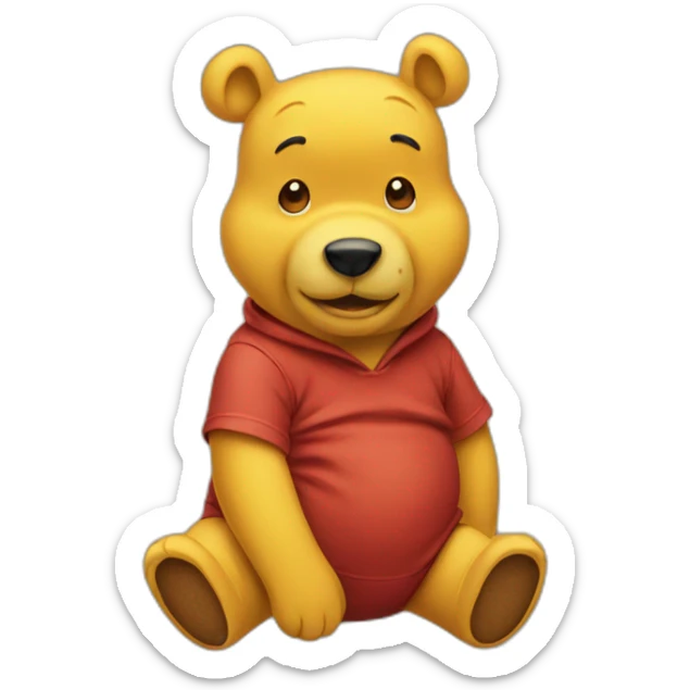 pooh sticker