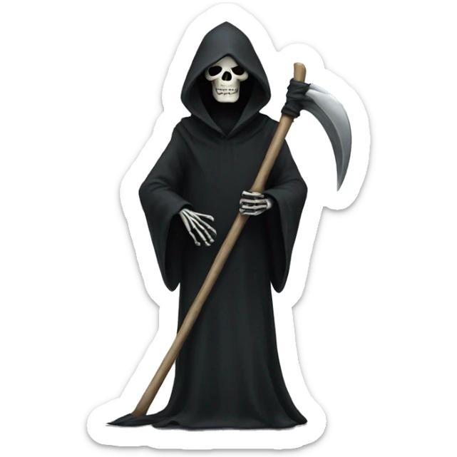 Grim reaper sticker