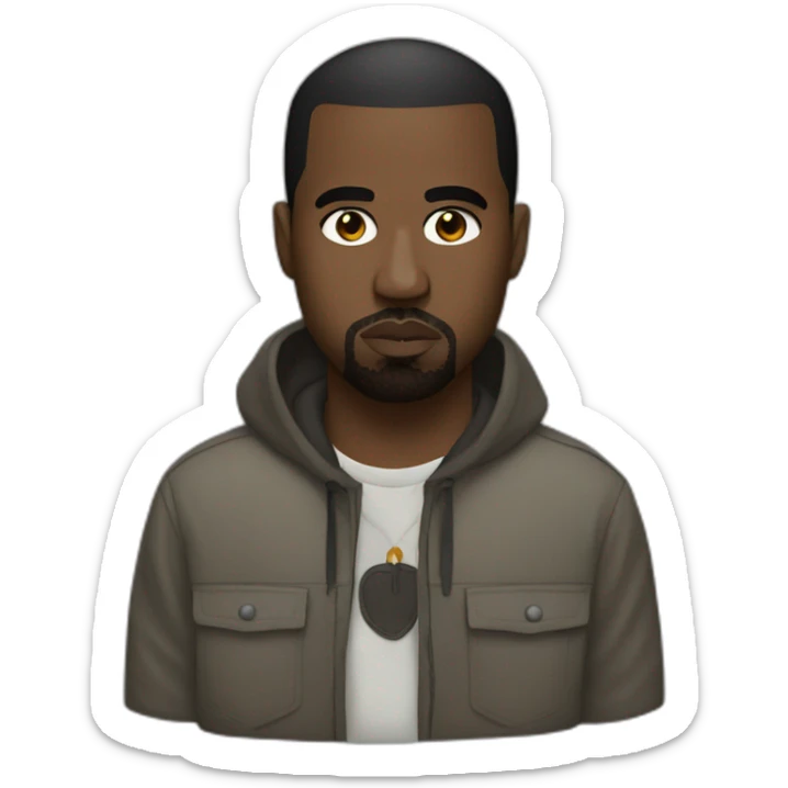 Kanye West singer sticker