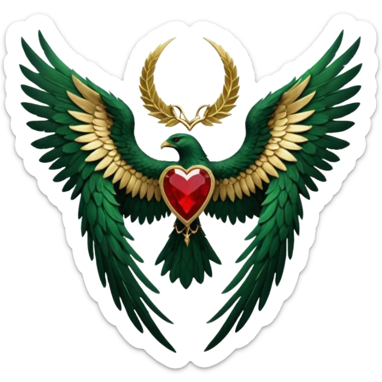 I would like to create unique wings I can use in my poem titles for the Archangels: Lucifer, Michael, Gabriel, Raphael, and Uriel sticker
