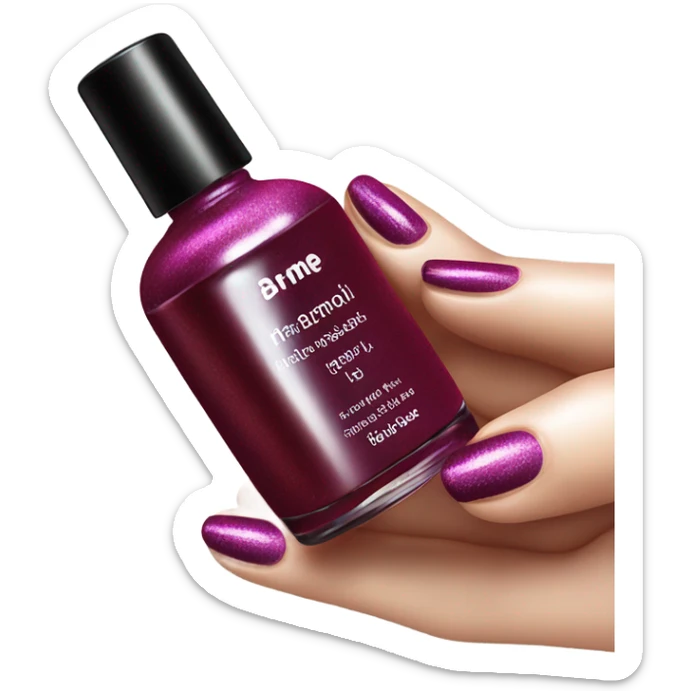 Nail polish sticker