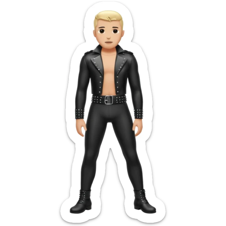 gay BDSM clothing, only the clothing is required, excluding the head. sticker