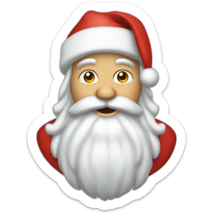 Santa Claus sticker