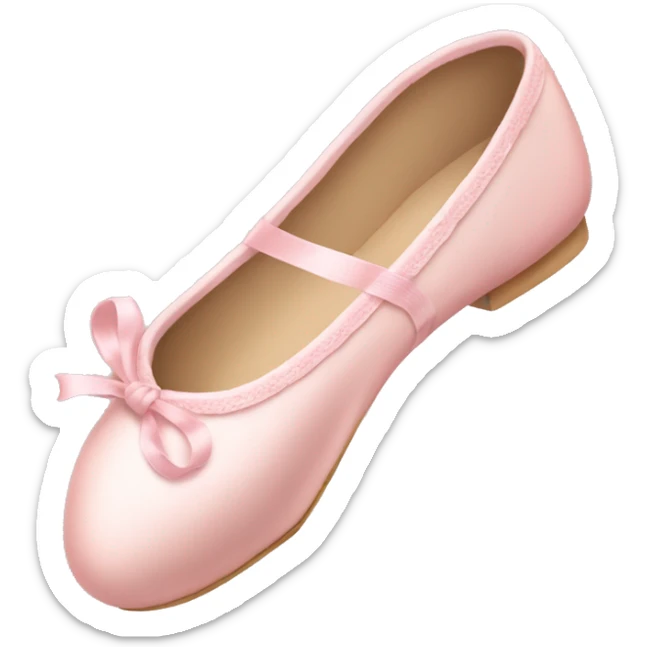 Pale pink ballet shoes sticker