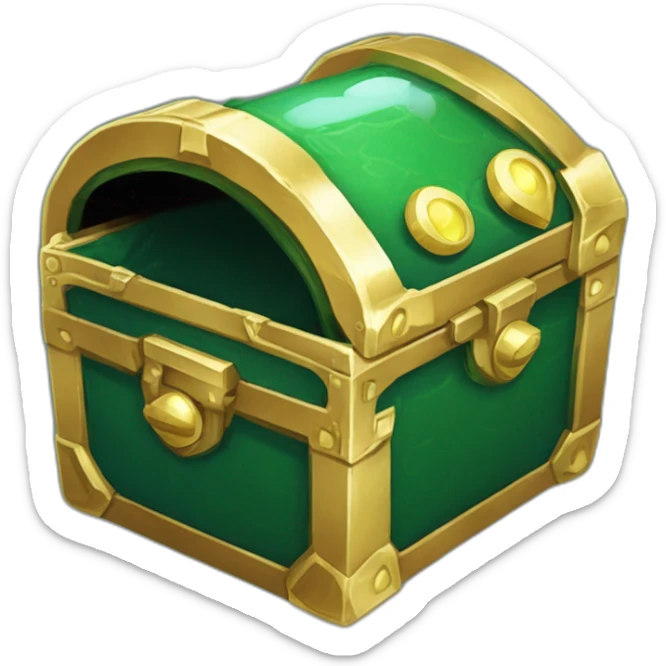 Pokemon Game LootCase Color DarkGreen Rich Treasure Legendary Epic Pokeballs Pokemons and Pokemon Items Inside this have Shiny Glow sticker