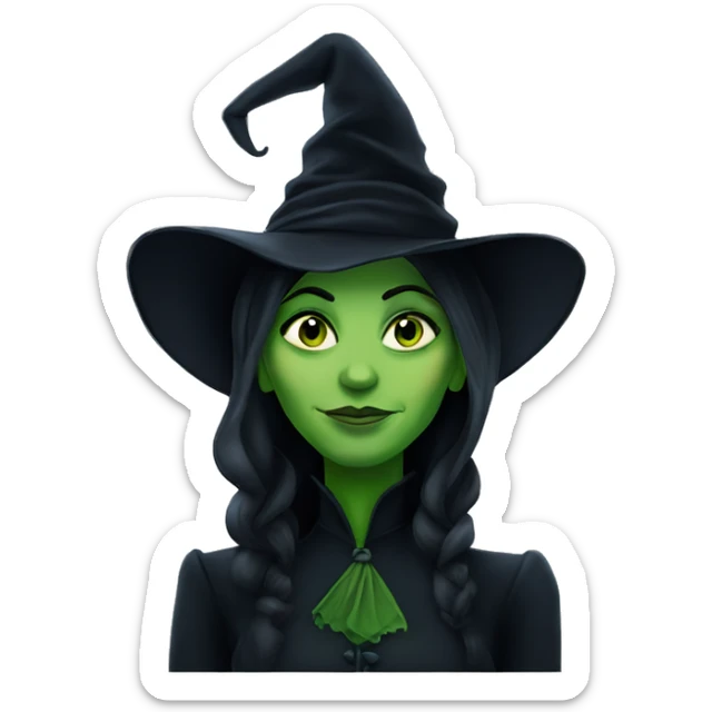Elphaba wicked sticker