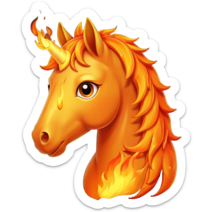 Happy fire horse emoji sad fire horse emoji worried fire horse emoji sticker