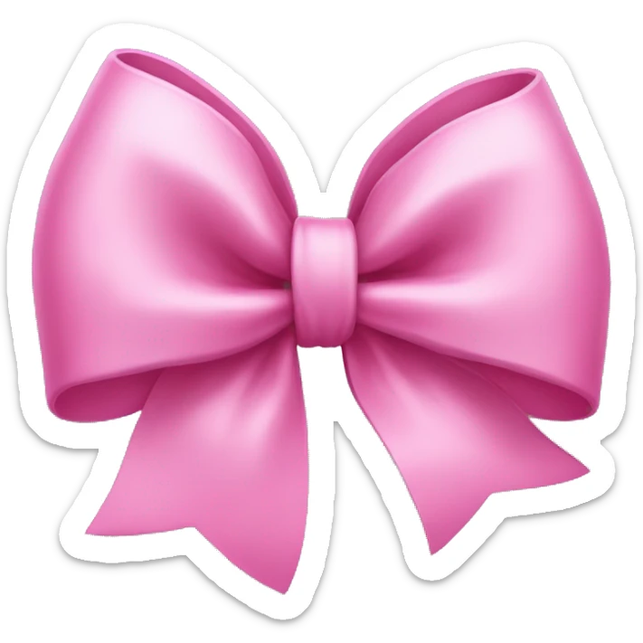 Big pink bow sticker