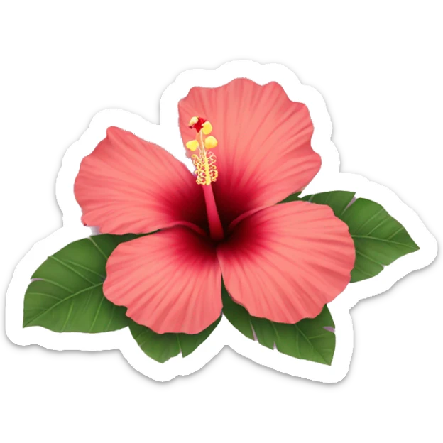 hibiscus sticker