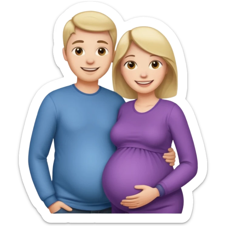 That’s too many ppl pregnant. Her mother is not. Just the couple sticker