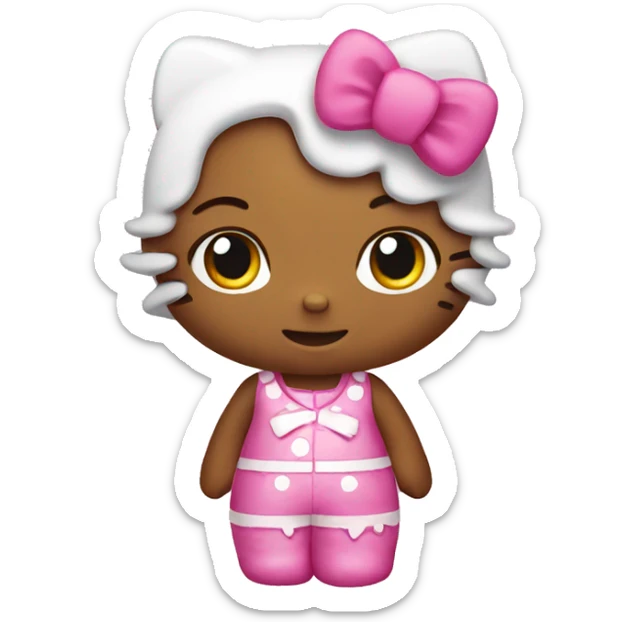Hello kitty pink  sticker