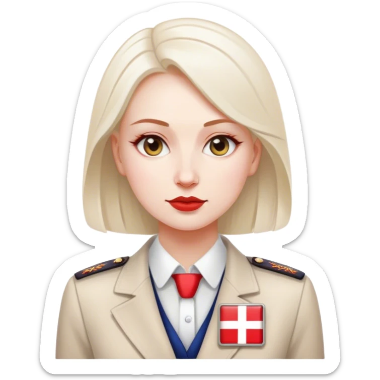 patriot polish european woman simple patriot politician modern fascist poland traditional sticker